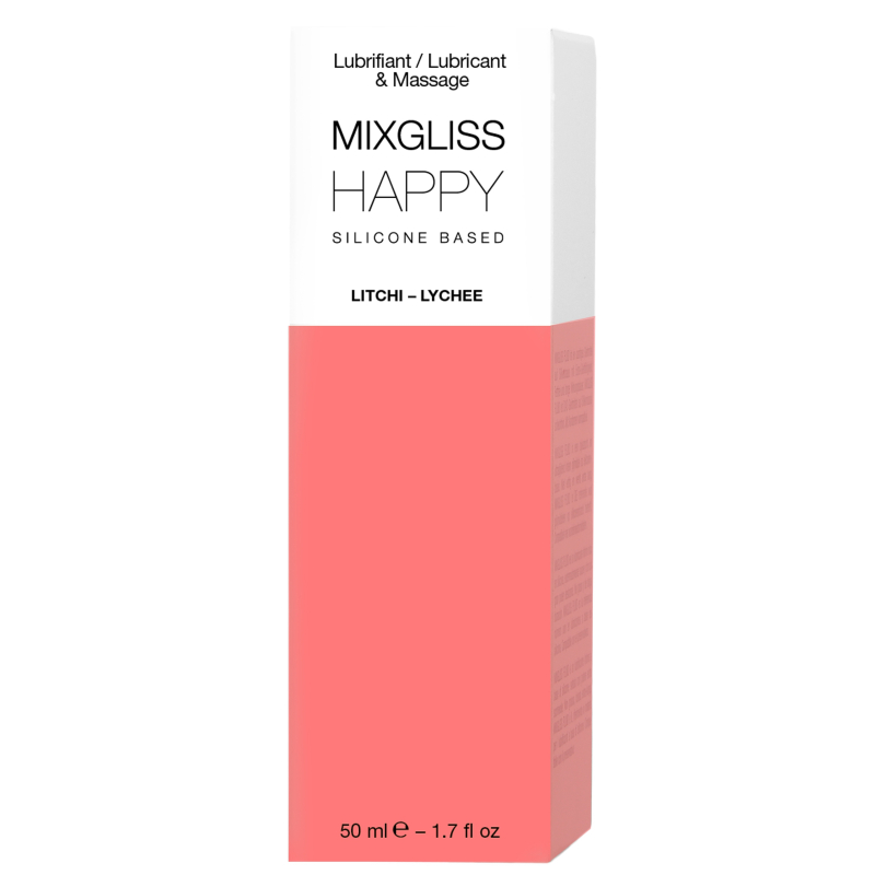 lubrifiant silicone mixgliss happy litchi 50ml 1