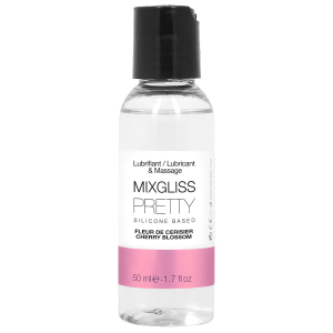 lubrifiant silicone mixgliss pretty fleur de cerisier 50ml