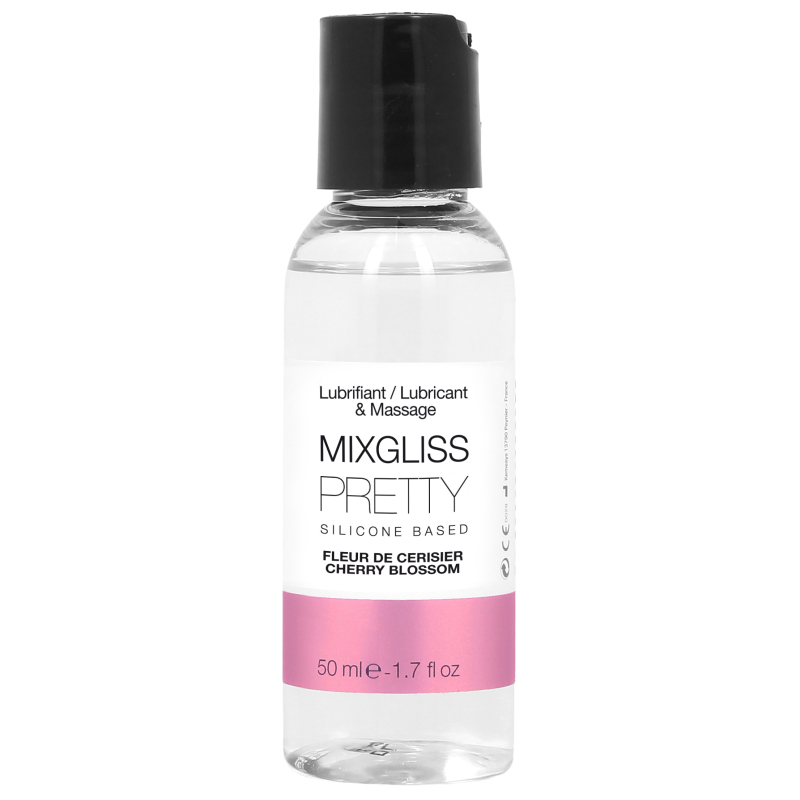lubrifiant silicone mixgliss pretty fleur de cerisier 50ml