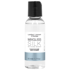 lubrifiant silicone mixgliss silk fleur de soie 50ml