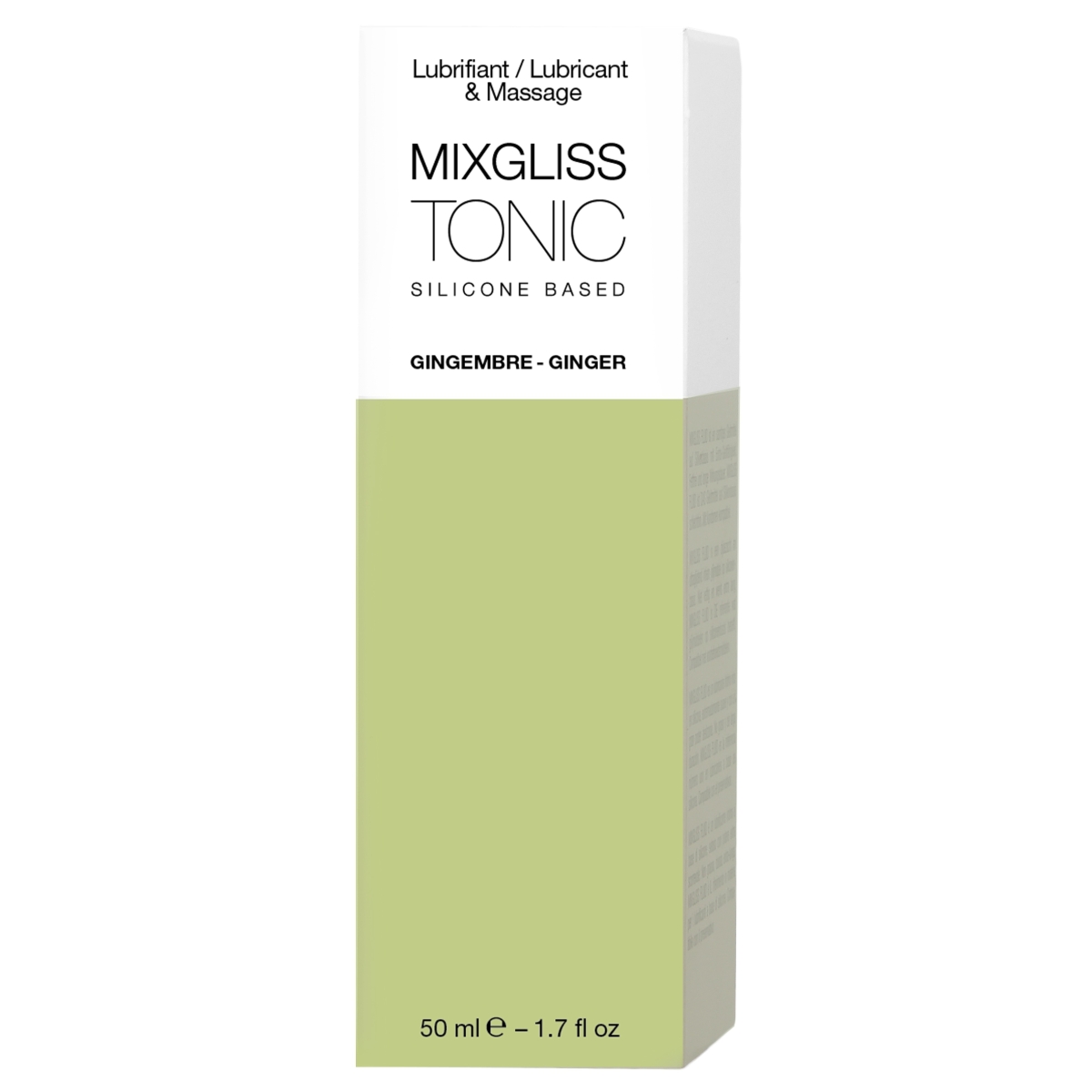 lubrifiant silicone mixgliss tonic gingembre 50ml 1