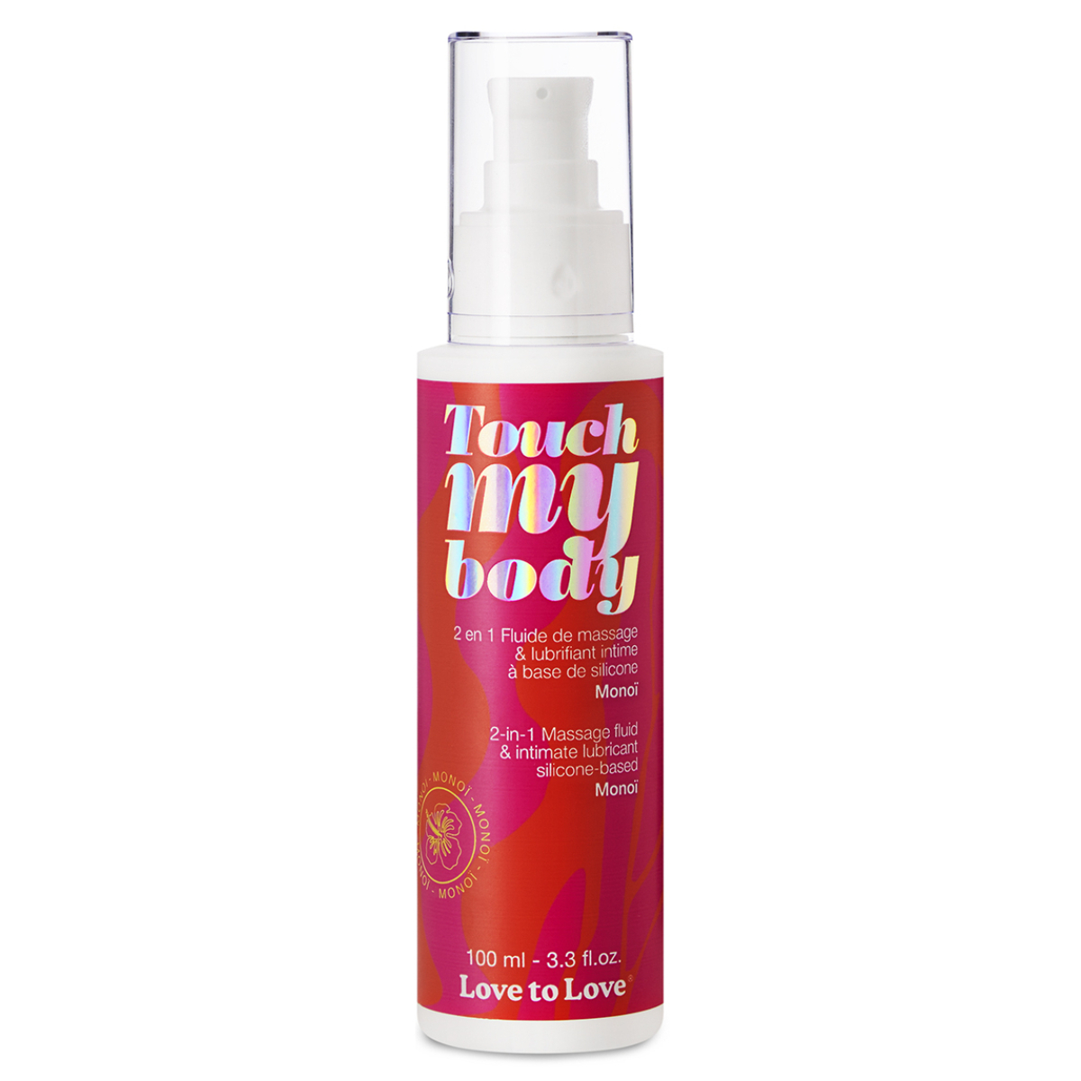 lubrifiant silicone touche my body monoi 100ml