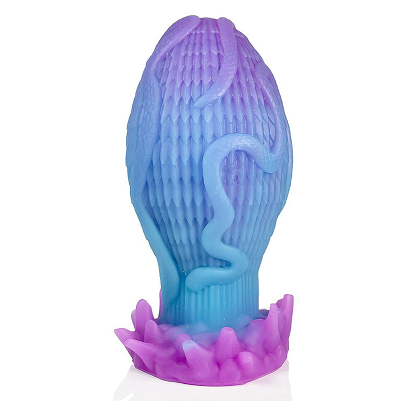 luminous egg shape dragon butt plug l 2