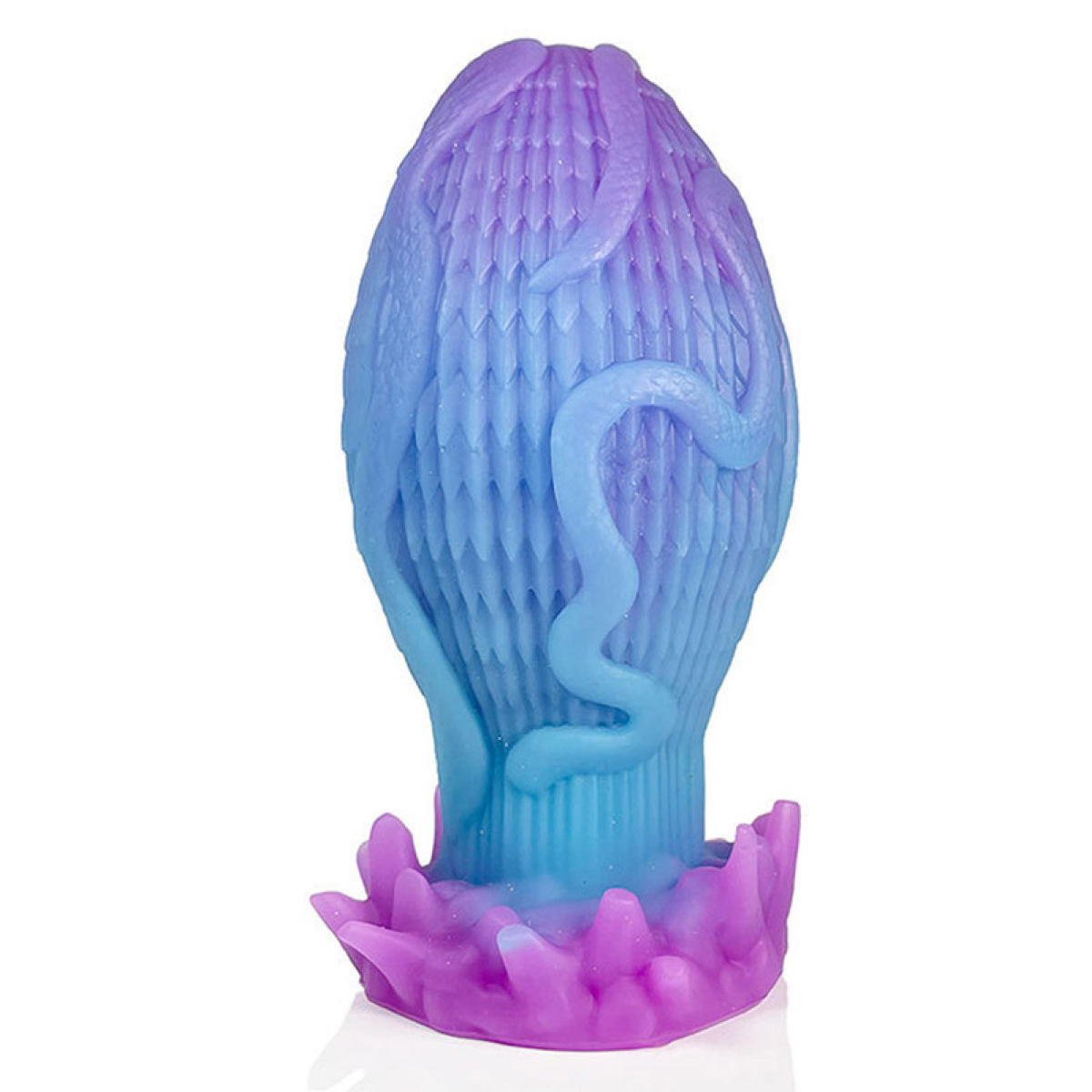luminous egg shape dragon butt plug s 2