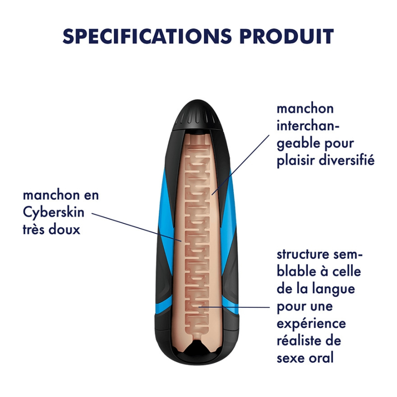 lusty tongues etui texture pour satisfyer men 2