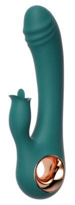magic wand clit licking vibe green