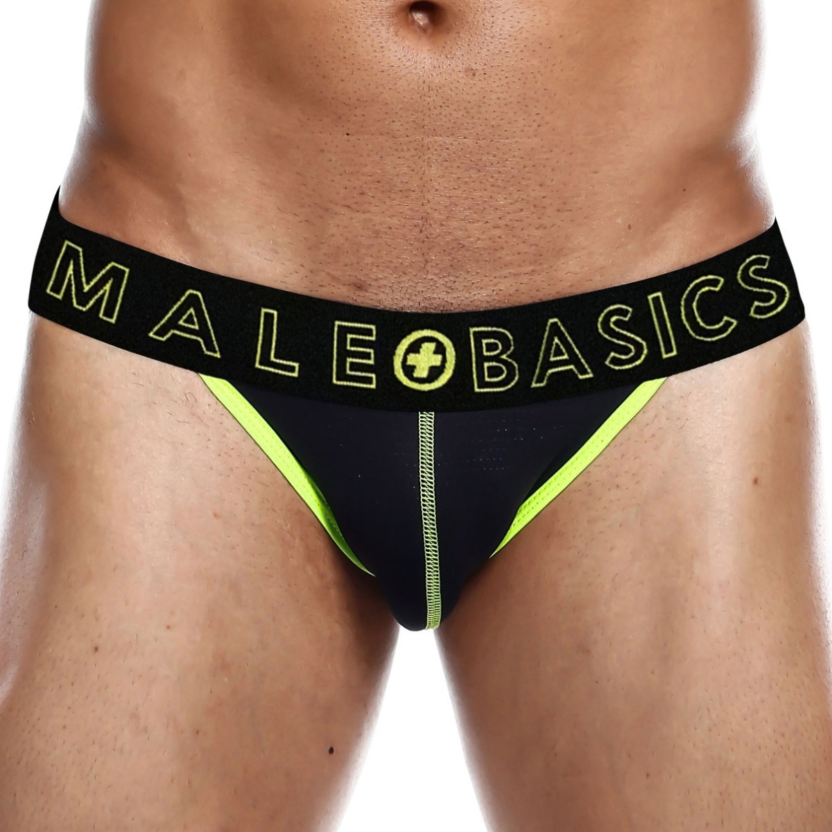 malebasics neon jock yellow 12