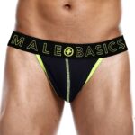malebasics neon jock yellow