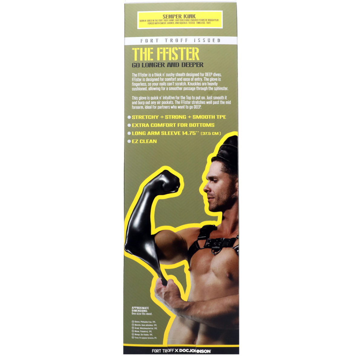 manche de bras ffister noire 2