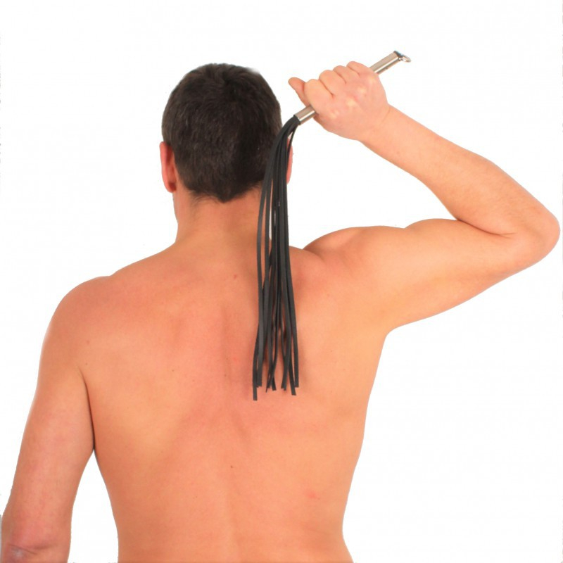 martinet 15 brins en cuir manche alu 1