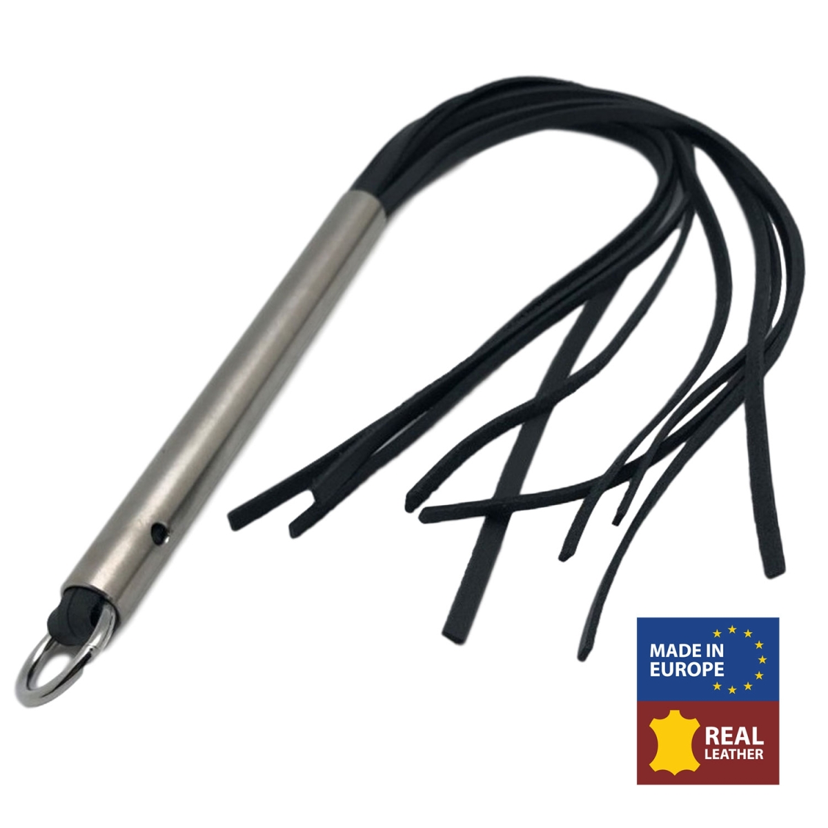 martinet 15 brins en cuir manche alu