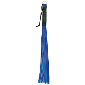 martinet en cuir handy whip bleu