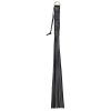 martinet en cuir handy whip noir