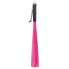 martinet en cuir handy whip rose