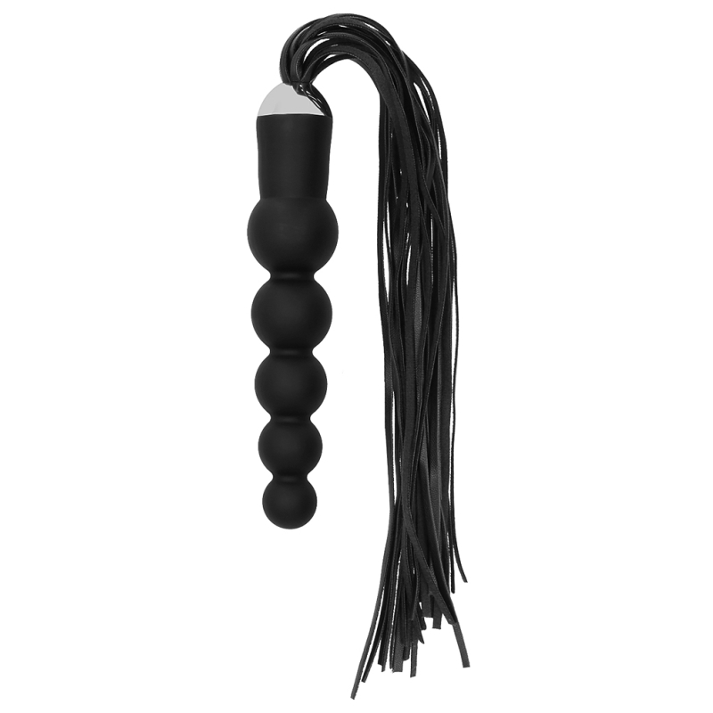 martinet gode black whip beads 15 x 4 cm