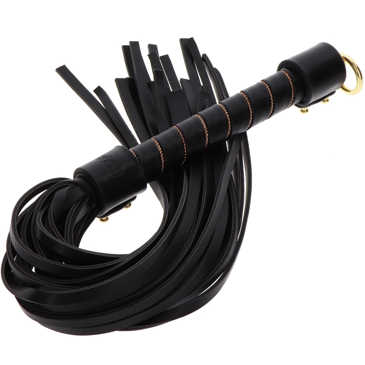 martinet studded whip 55cm noir