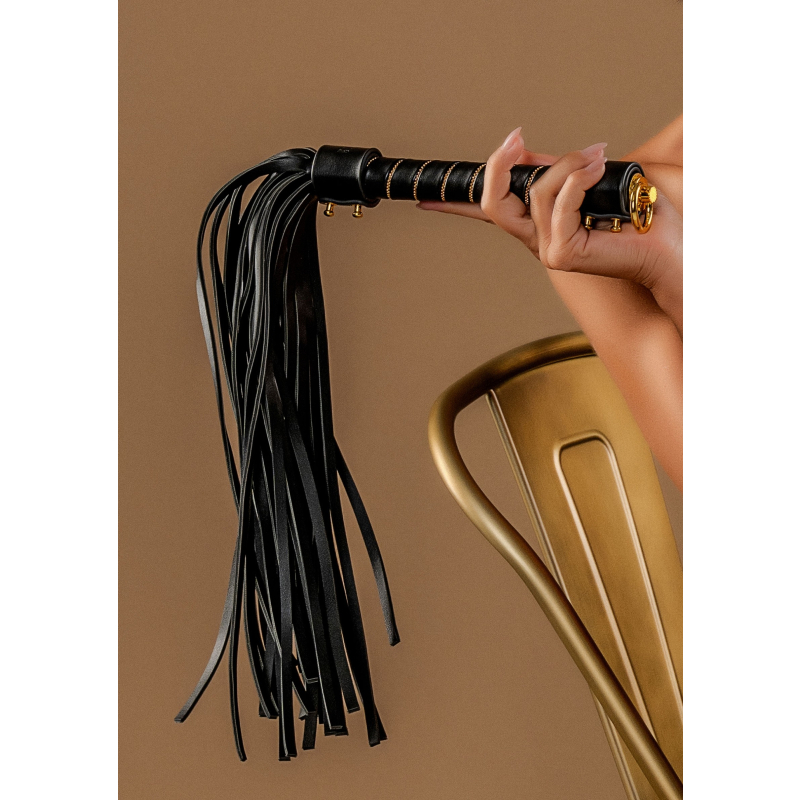 martinet studded whip 55cm noir 8