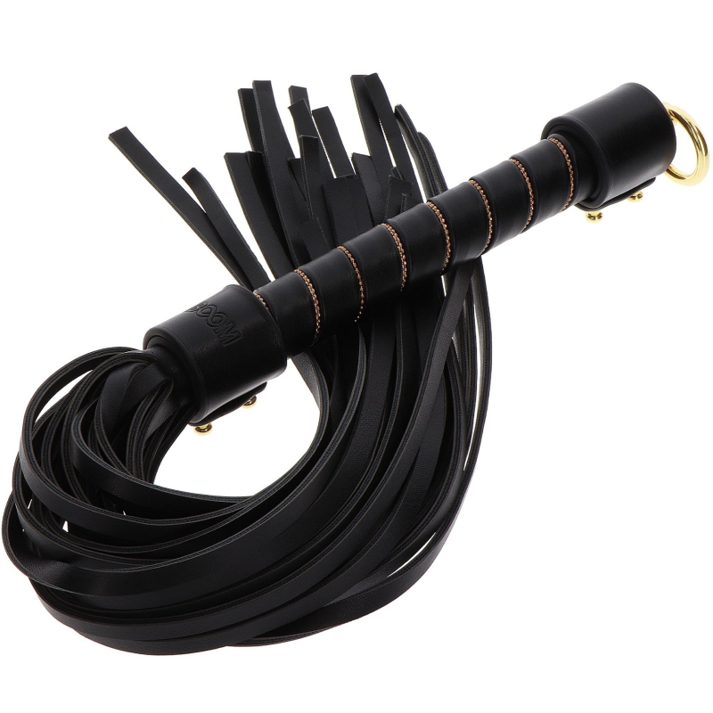 martinet studded whip 55cm noir