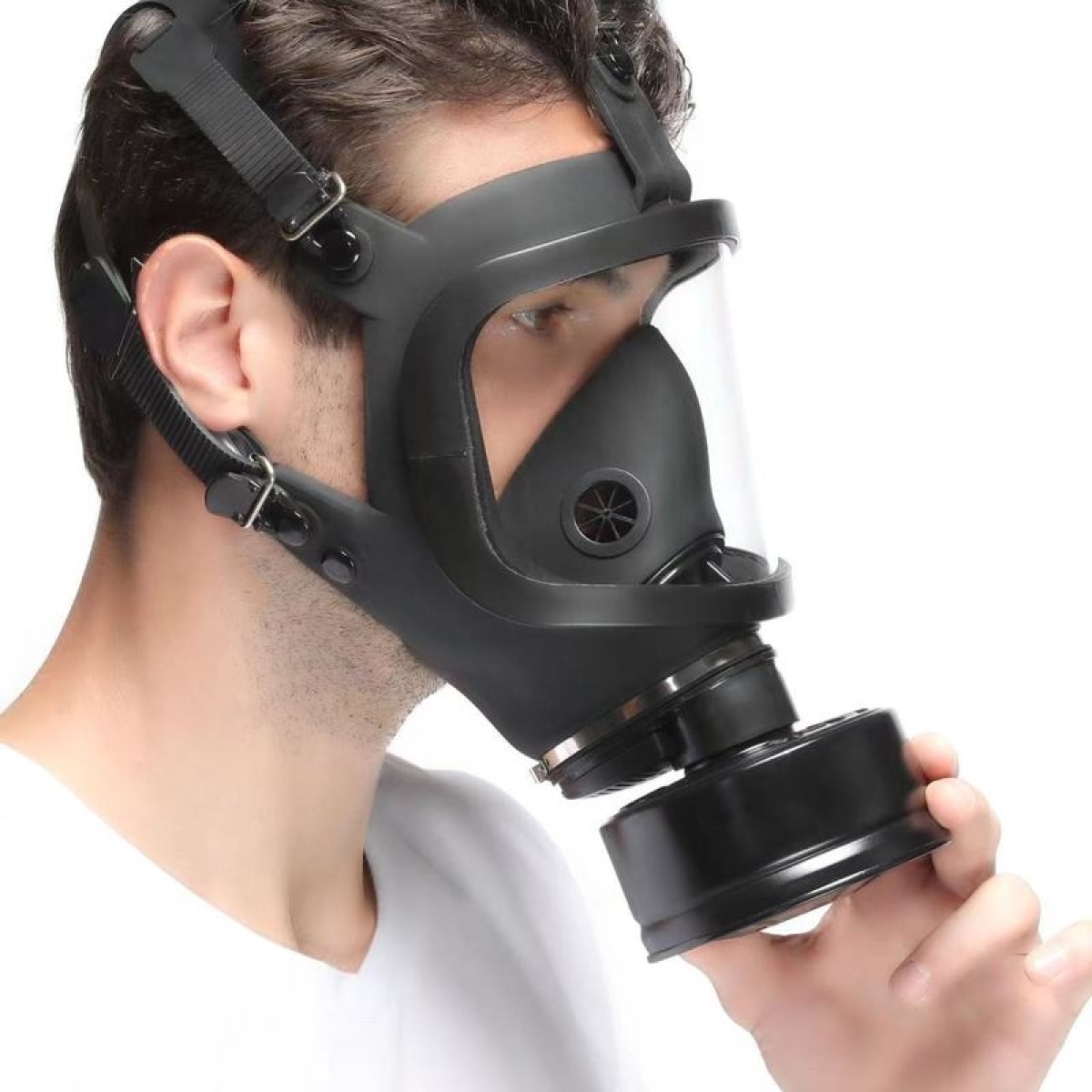 masque a gaz bdsm full visu noir 1