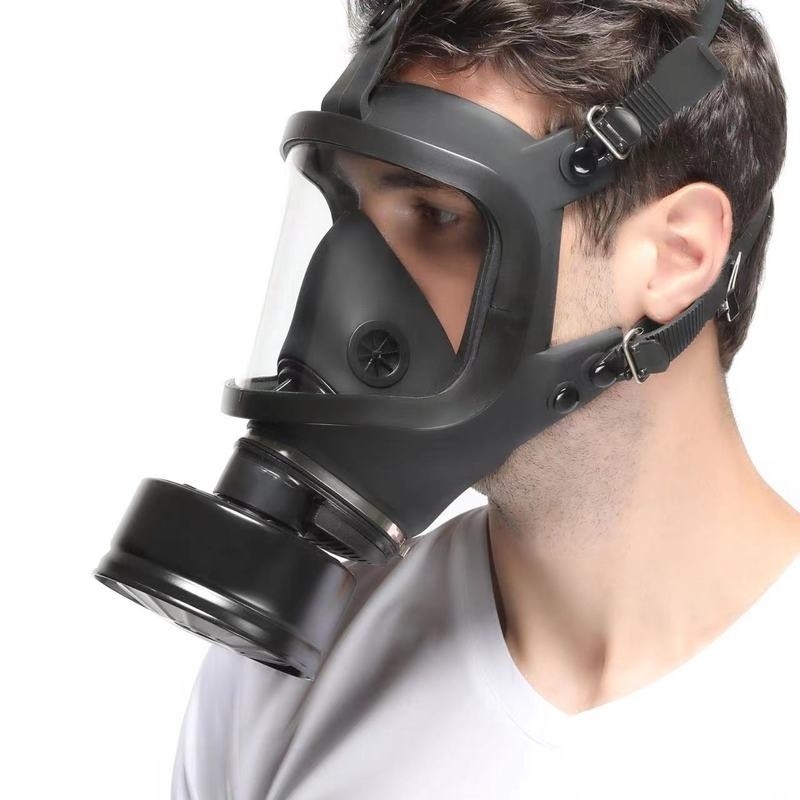 masque a gaz bdsm full visu noir 3
