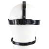 masque avec baillon boule gag bling noir 1