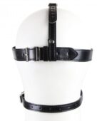 masque avec baillon boule gag bling noir 1