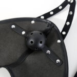 masque avec baillon boule gagown noir 3