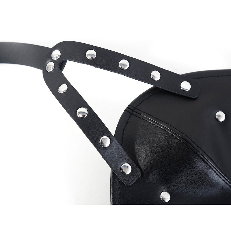 masque avec baillon boule gagown noir 5