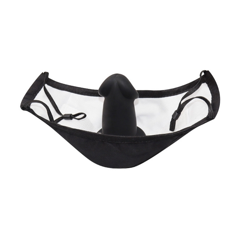 masque avec baillon gode 7 x 4cm 1