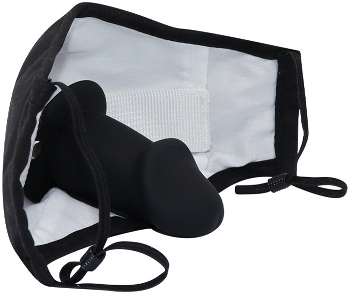 masque avec baillon gode 7 x 4cm