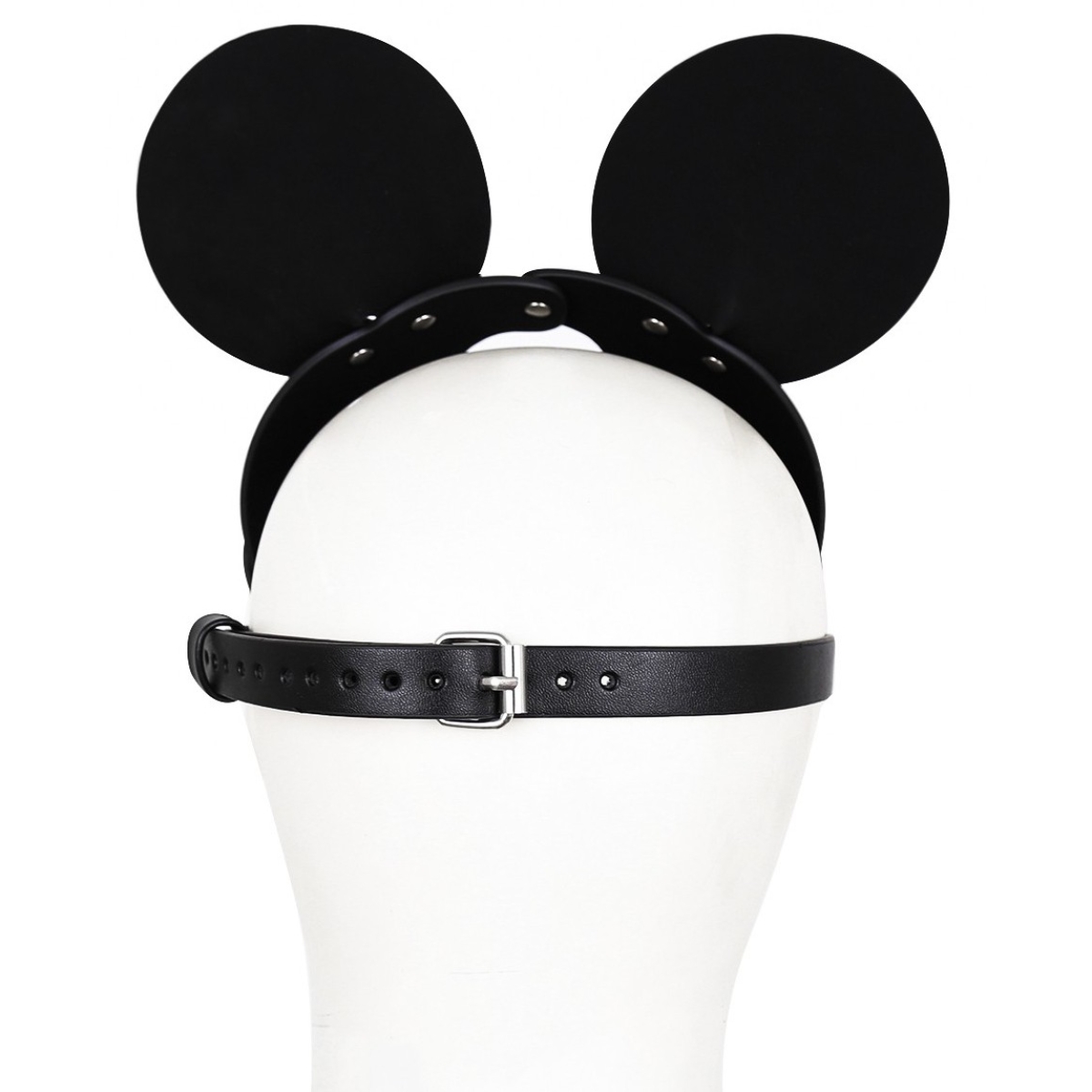 masque avec visage souris noir 1