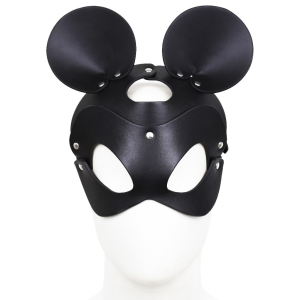 masque avec visage souris noir