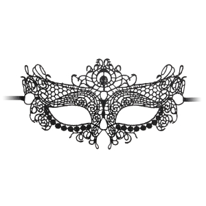 masque dentelle queen lace noir scaled