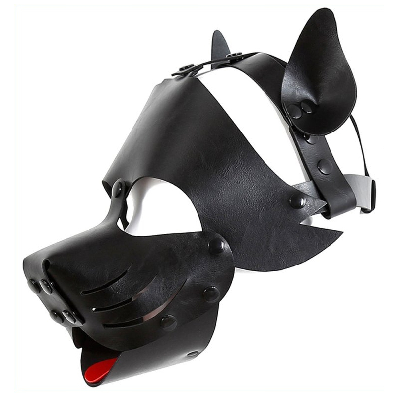 masque dog pup noir 1