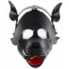 masque dog pup noir