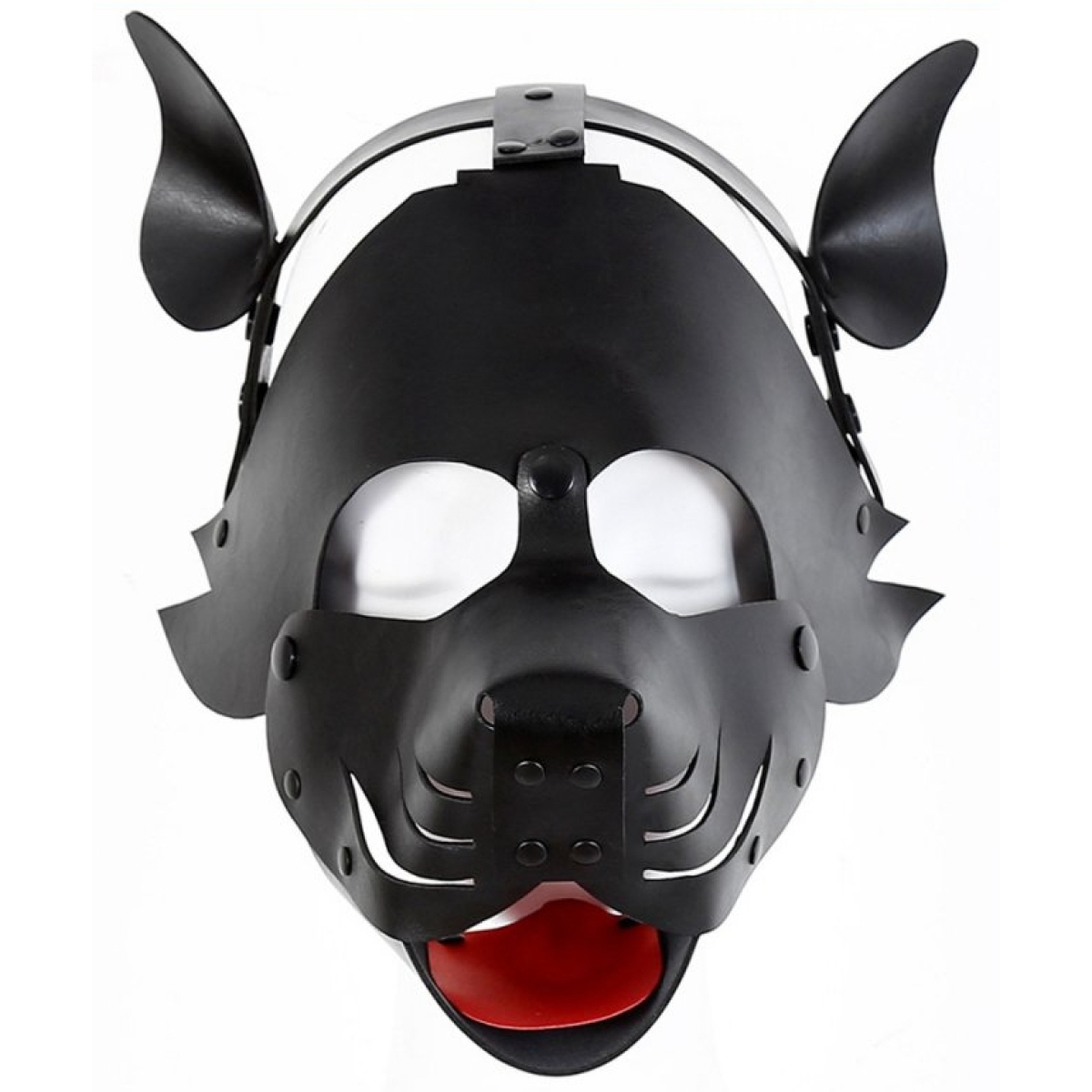 masque dog pup noir
