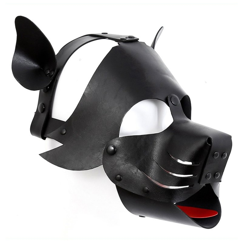 masque dog pup noir 2