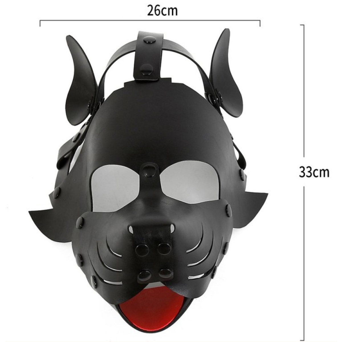 masque dog pup noir 5