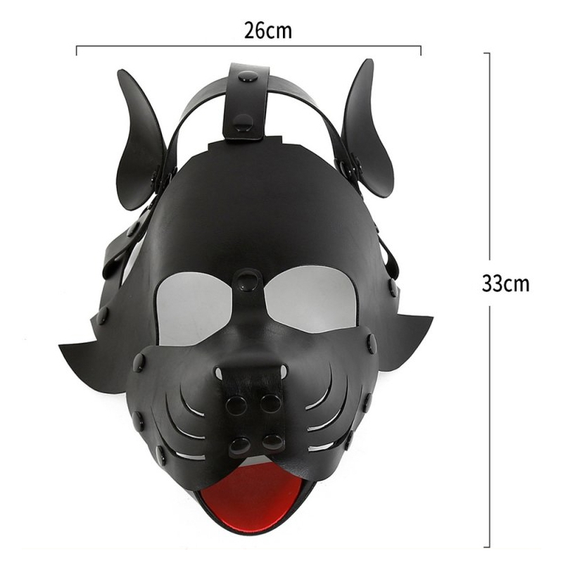 masque dog pup noir 5