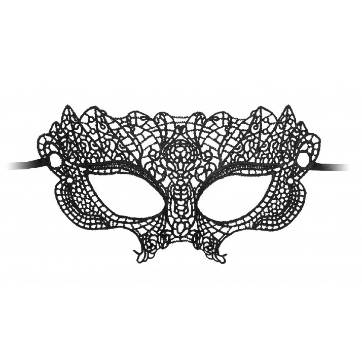 masque en dentelle princess noir 3