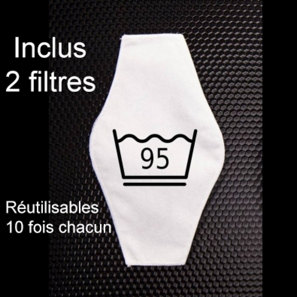 masque filtrant d12 lieutenant skyle noir et bleu 1