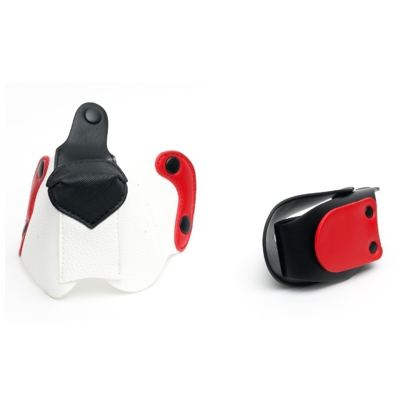 masque puppy 665 blanc et rouge 5