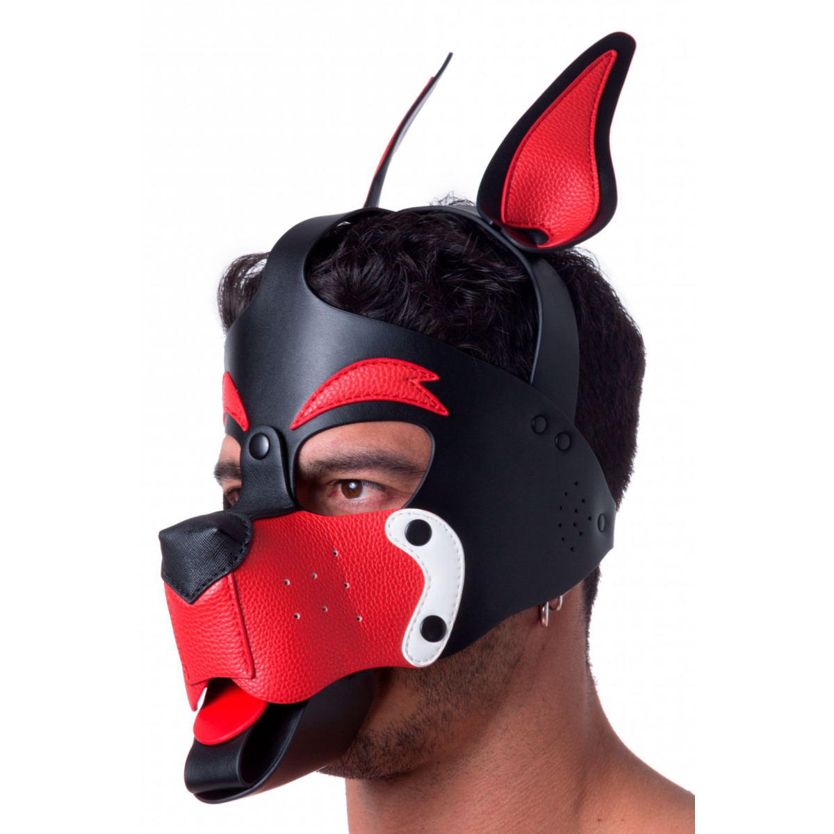 masque puppy 665 rouge et blanc 1