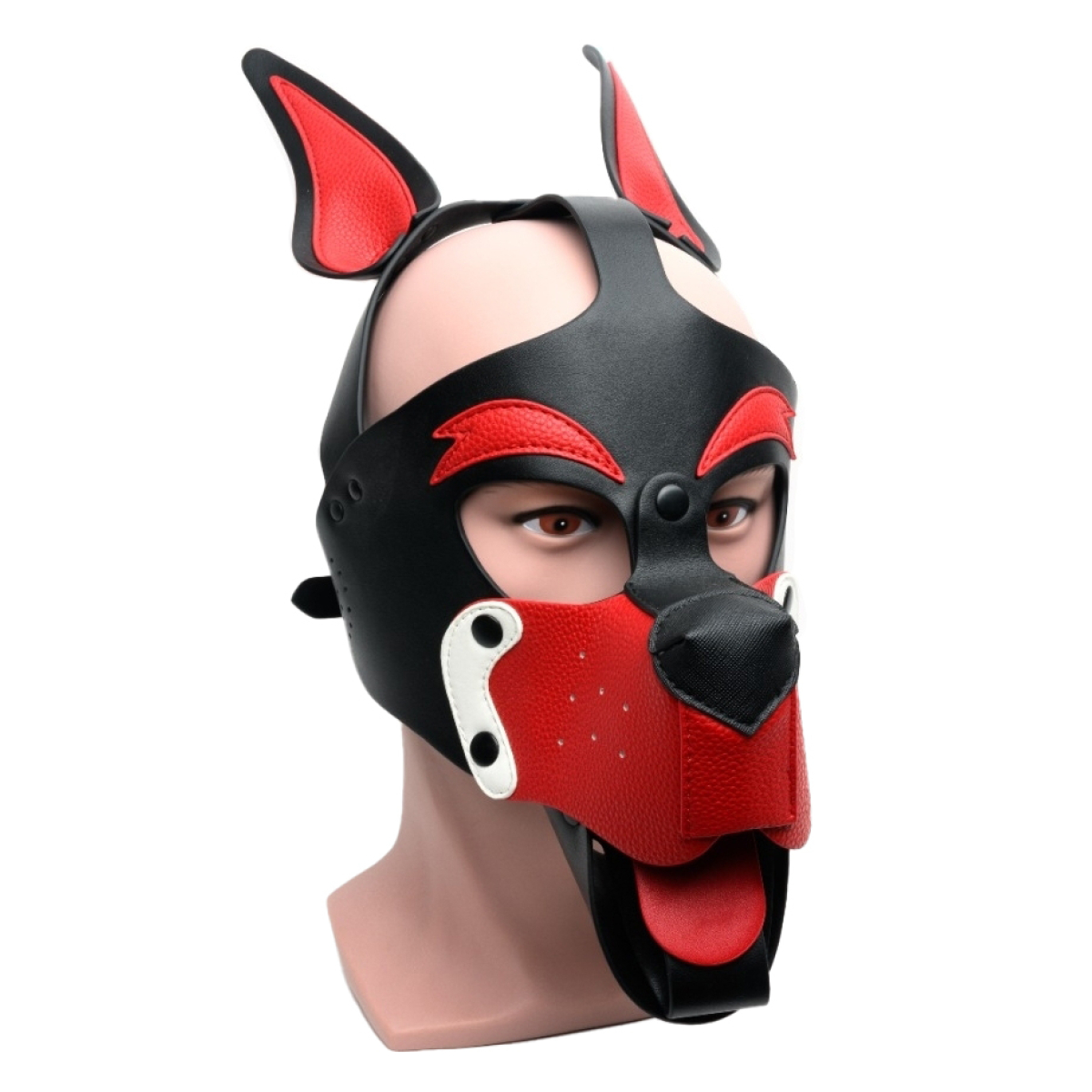 masque puppy 665 rouge et blanc 3