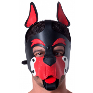 masque puppy 665 rouge et blanc