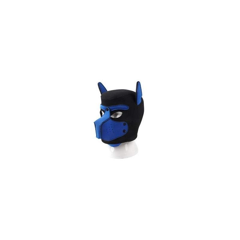 masque puppy neoprene dog on noir bleu
