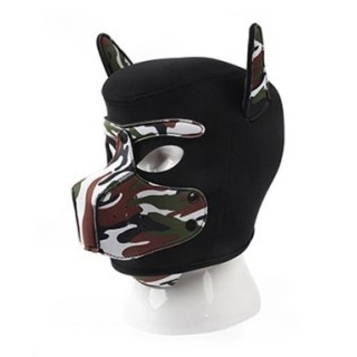 masque puppy neoprene dog on noir camouflage