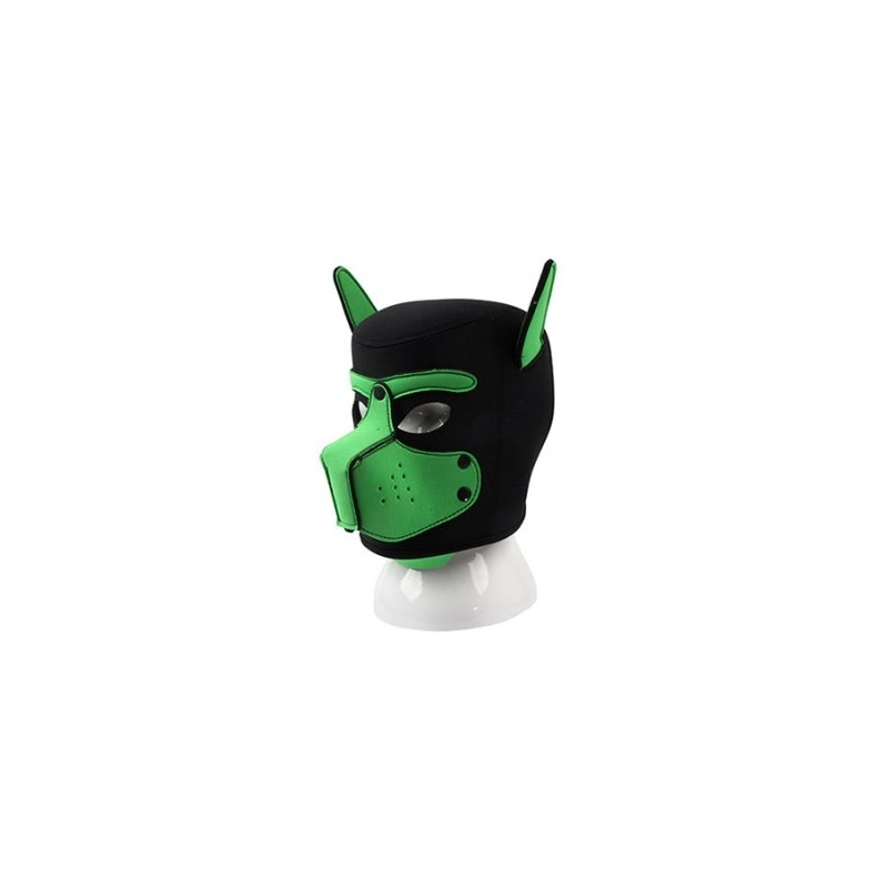 masque puppy neoprene dog on noir vert