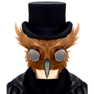 masque steampunk hibou