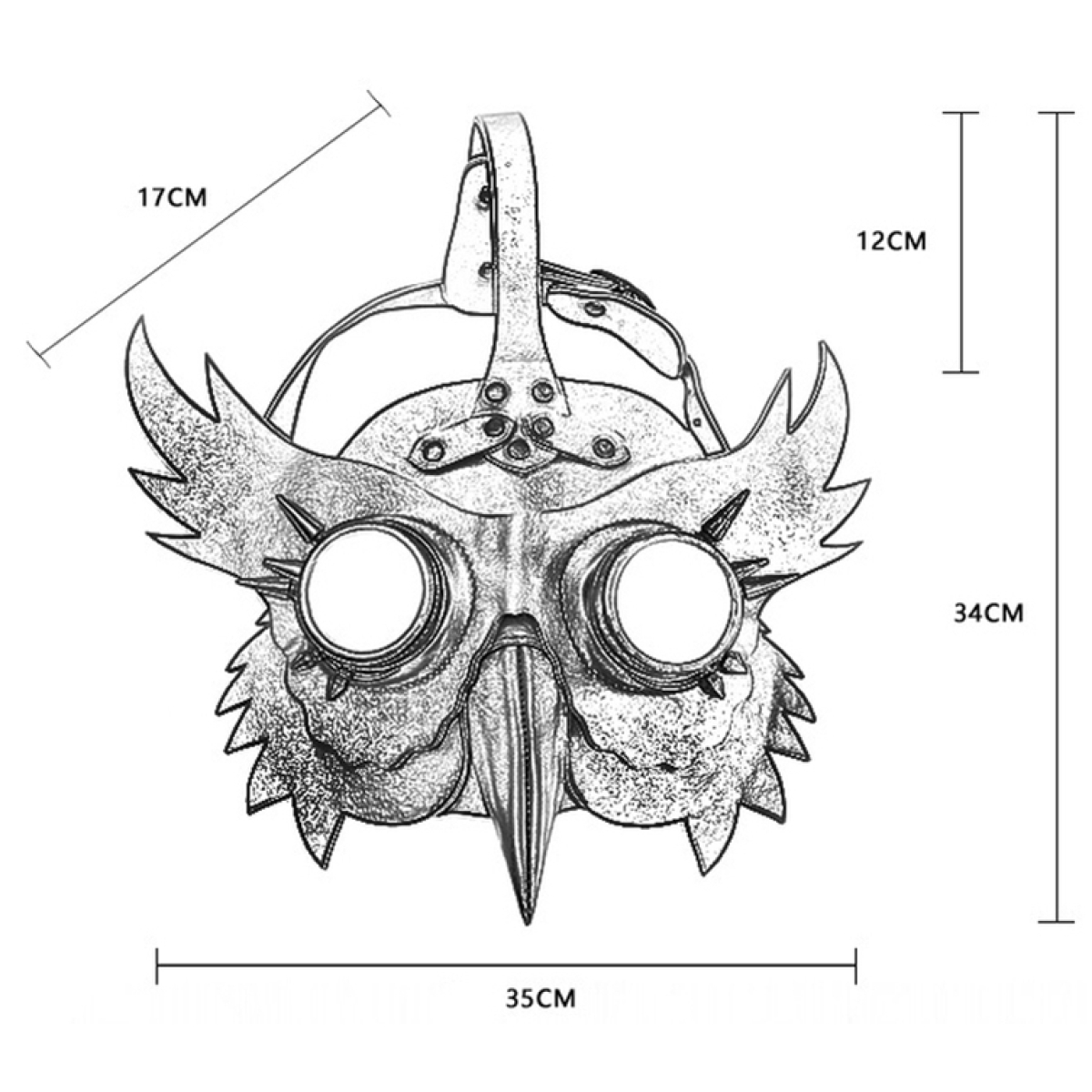 masque steampunk hibou 4